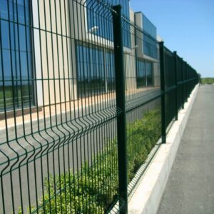 Будівництво секційного паркану висотою від 2,4 м до 4 м на основу (анкеровка)