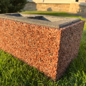 Декоративный бетонный блок из камня Бордо